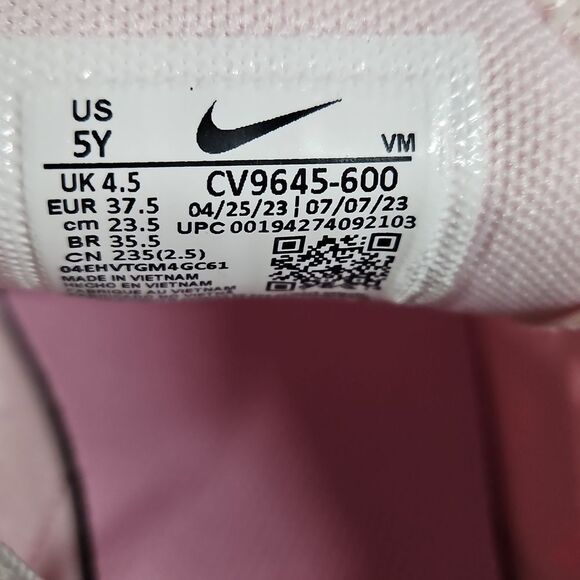 Nike Air Max 270 GS Pink Foam White Rise Running Shoe Sneaker CV9645-600 - Picture 11 of 14